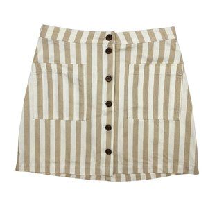 Old Navy Striped Mini Skirt